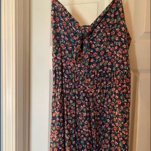 S.O. brand, sleeveless, pink floral, mini dress